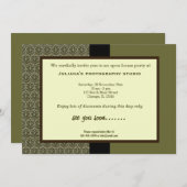 オープンハウス新規事業 招待状 (正面/裏面)