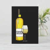 オープンハウス発表：ハーフトーンワイン 案内状 (スタンド正面)