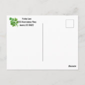 オープンハウス等の飲食招待状 ポストカード (裏面)