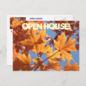 オープンハウス!はがき招待状イベント秋 インビテーションポストカード (正面/裏面)