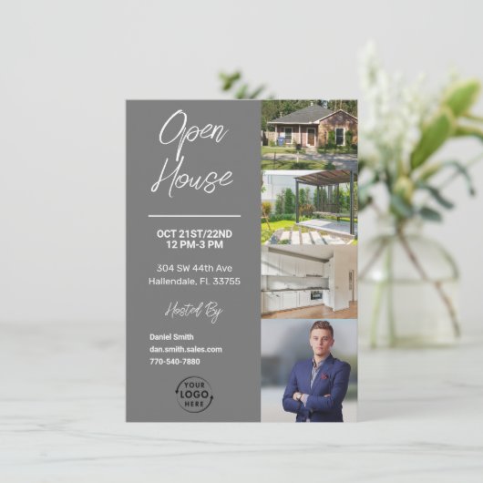 オープンハウス |エテ実在ートマーケティングチラシ 招待状 (スタンド正面)