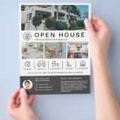 オープンハウス 不動産仲介業者 カスタムロゴ チラシ (手)