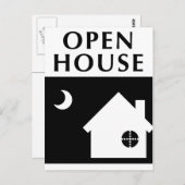 オープンハウス/引っ越し祝いパーティー:形ポップ・アートの状 ポストカード (正面/裏面)