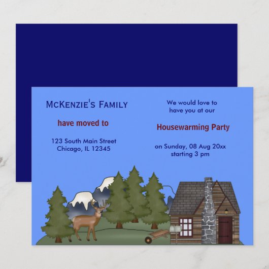 オープンハウス 招待状 (正面/裏面)