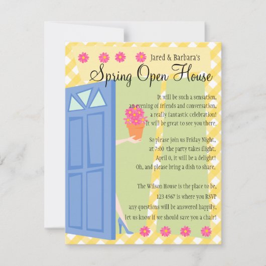 オープンハウス 招待状 (正面)