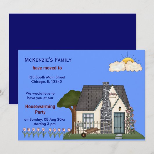 オープンハウス 案内状 (正面/裏面)