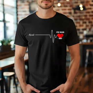 オープンハートバイパス手術ハート攻撃生存者 Tシャツ