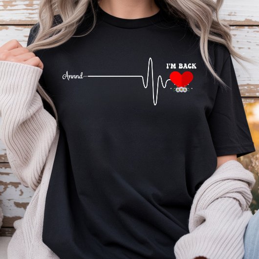 オープンハートバイパス手術ハート攻撃生存者 Tシャツ