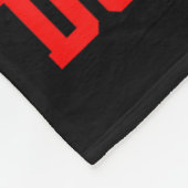 オープンハート外科患者ハート病待ち フリースブランケット (角)