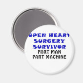 オープンハート手術サバイバーPart Man Part Machine マグネット (正面/裏面)