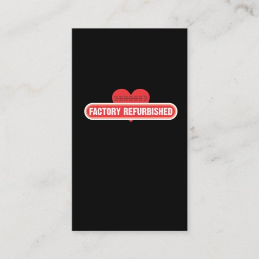 オープンハート手術回復が良好なバイパス 名刺 (正面)