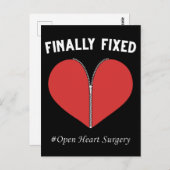 オープンハート手術回復操作のバイパス ポストカード (正面/裏面)
