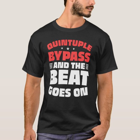 オープンハート手術生存者五倍バイパス聞く Tシャツ (正面)