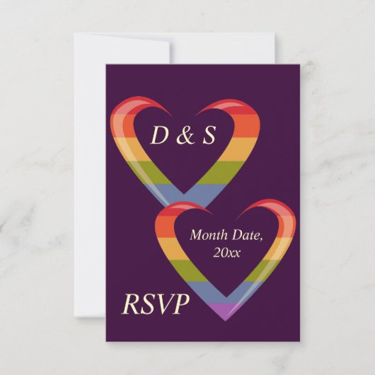 オープンハート 招待状 (正面)