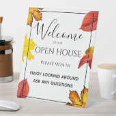 オープンハ実在ウスエステートのサイン実在エステート秋 台座サイン (インサイチュ)