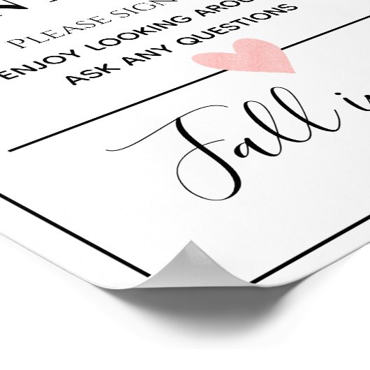 オープンハ実在スエステートのサイン実在エステート ポスター (角)