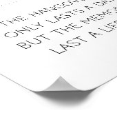 オープンバーの二日酔いは結婚一日続く ポスター (角)