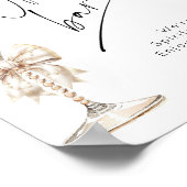 オープンバーパール&プロセッコブライダルシャワー ポスター (角)