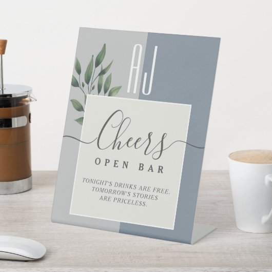 オープンバーペデスタル標識 台座サイン (インサイチュ)