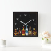 オープンバーマンケーブスクエアウォールクロック スクエア壁時計 (ホーム)