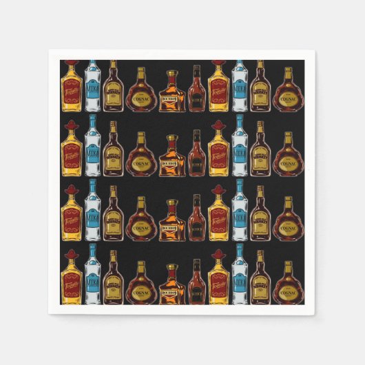 オープンバー スタンダードカクテルナプキン (正面)