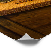 オープンブックから立ち上がる森林動物 ポスター (角)