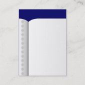 オープンブック（縦） – 濃い青00066 名刺 (裏面)