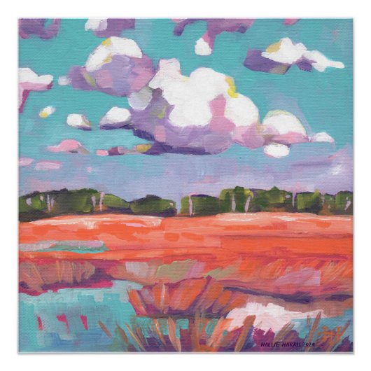 オープンヘイフィールドアート ポスター (正面)