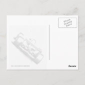 オープンホイールレーサー ポストカード (裏面)