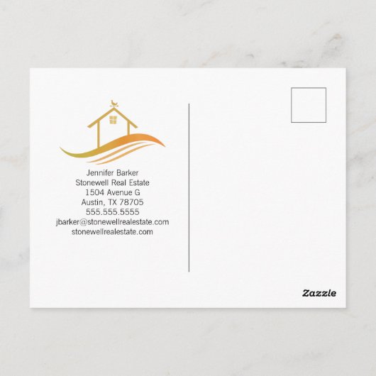 オープンモダンス実在エステート会社上場 ポストカード (裏面)