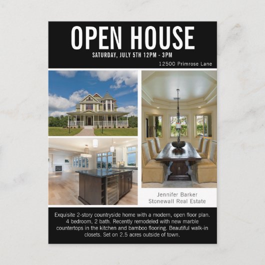 オープンモダンス実在エステート会社上場 ポストカード (正面)