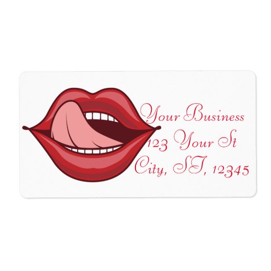 オープンレッドリップThunder_Cove ラベル (正面)