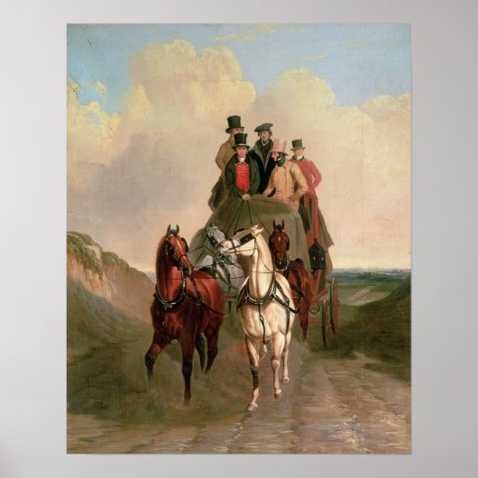 オープンロードのコーチと4人 ポスター (正面)