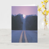 オープンロードの月 カード (黄色い花)