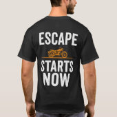 オープンロードの逃避が今始まる Tシャツ (裏面)