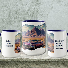 オープンロードはコーヒーマグを呼び出している マグカップ