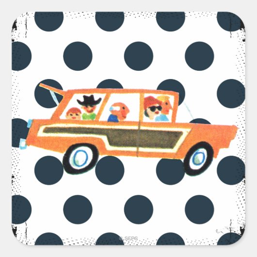 オープンロードを打つ4 スクエアシール (正面)