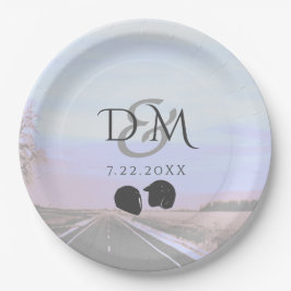 オープンロードバイクの結婚夢 ペーパープレート