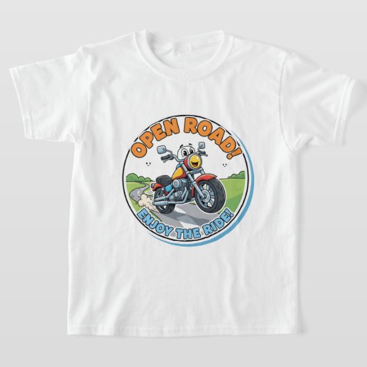オープンロード!ドライブを楽しもう! Tシャツ (レイダウン)