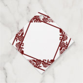 オープンワークのモノグラムホワイトブルゴーニュ結婚ーズ フェイバータグ (裏面)