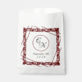 オープンワークのモノグラムホワイトブルゴーニュ結婚ーズ フェイバーバッグ (正面)