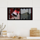 オープンワークOpen Red 9フォトモンタージュポスター ポスター (キッチン)