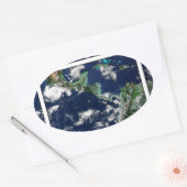 オープンワールド 楕円形シール (封筒)