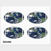 オープンワールド 楕円形シール (シート)