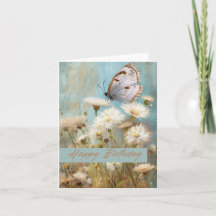 オープン折り畳みハッピーバースデー花蝶