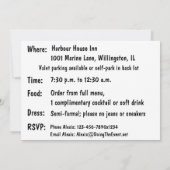 オープン招待状 招待状 (裏面)