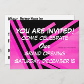 オープン招待状 招待状 (正面/裏面)