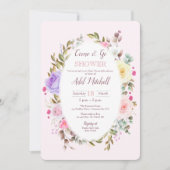 オープン来ハウスベビーシャワーへ 招待状 (正面)