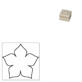 オープン開花Bujoスタンプ ラバースタンプ (押印)