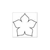 オープン開花Bujoスタンプ ラバースタンプ (インプリント)